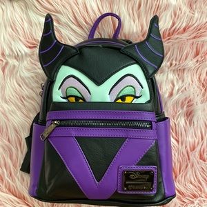 BNWT!✨ Gorgeous ✨EXCLUSIVE✨ Disney Villains Loungefly Maleficent Backpack! 💜💫